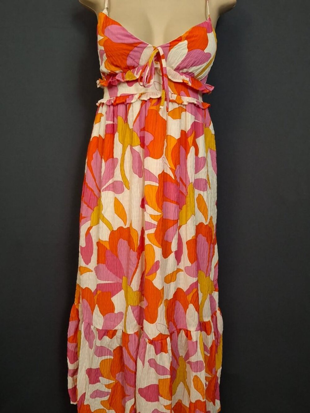 Band of The Free - Summer Maxi Dress – Floral Print – Size: S